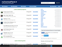 Tablet Screenshot of mydownloadplanet.com